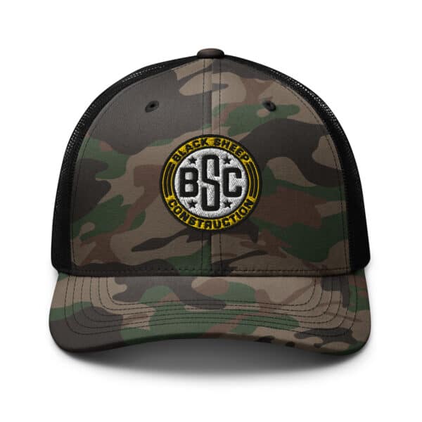 Camouflage trucker hat - Image 3