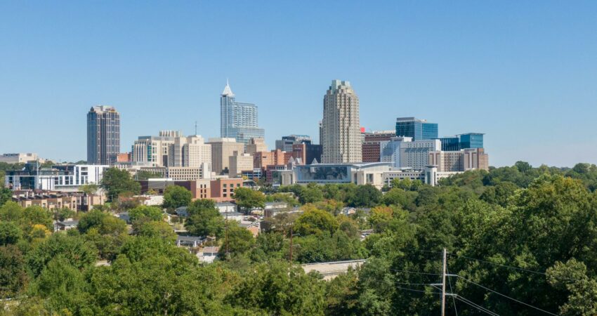 an aerial shot of General Contractors Raleigh-Durham