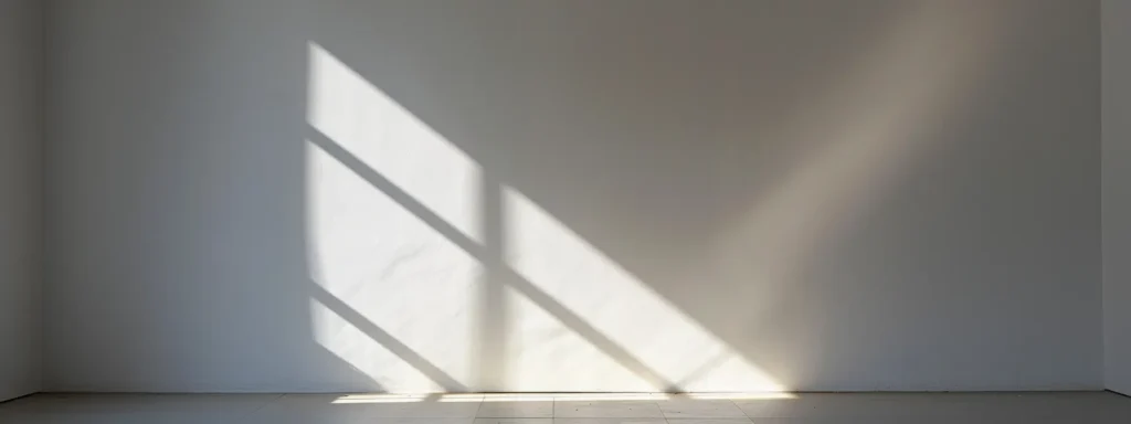 a pristine white wall in a living room, impeccably clean and free of any dust or stains, ready for a fresh coat of paint.